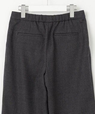 J.PRESS LADIES S T/W 杢 ライトツイード セミワイド パンツ ネイビー系3