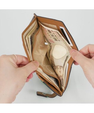 PELLE BORSA 二つ折りミニ財布 Very Goods ベリーグッズ 7202 グリーン