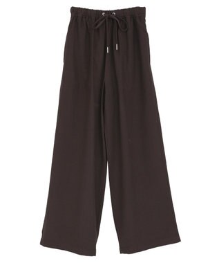 AMERICAN HOLIC 接触冷感ベイカーリラックスパンツ Black