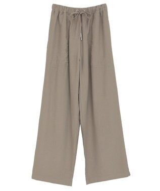 AMERICAN HOLIC 接触冷感ベイカーリラックスパンツ Beige