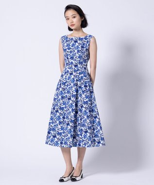 TOCCA 【美人百花掲載】【大人百花コラボ・00サイズあり・洗える・消臭】BLOOMING SPRING TIME ドレス ブルー系