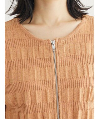 Green Parks ・ＡＮＤ　ＳＥＡＲＣＨ　ラメランダムリブカーディガン Orange