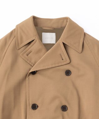 UNFILO MENS 【男女兼用】ウールライクトレンチコート ブラウン