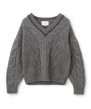 BEIGE， 【CLUEL12月号掲載】NESLE / ニット M Gray x Cafe Noir