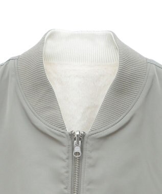 earth music&ecology リバーシブルMA-1 カーキ