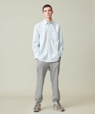 J.PRESS YORK STREET 【UNISEX】ワンポイントスウェットパンツ ライトグレー系