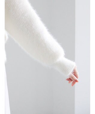 Te chichi キャットヤーンニット オフホワイト