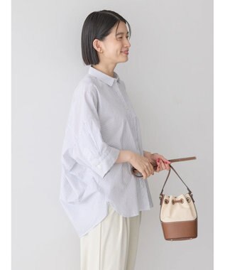 AMERICAN HOLIC ＵＶカットバックドレープシャツ Stripe