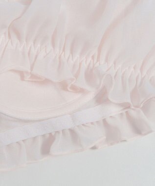 WEGO 【ブラトップ＆ショーツセット】Liliane　Ciel　シフォンフリル ホワイトアイボリー