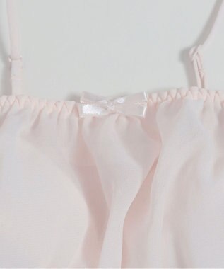 WEGO 【ブラトップ＆ショーツセット】Liliane　Ciel　シフォンフリル ホワイトアイボリー