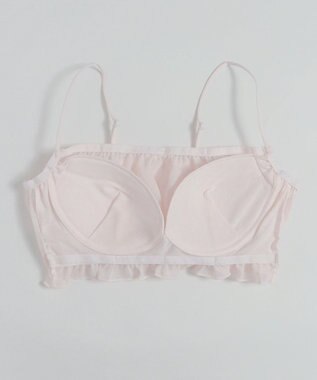 WEGO 【ブラトップ＆ショーツセット】Liliane　Ciel　シフォンフリル ホワイトアイボリー