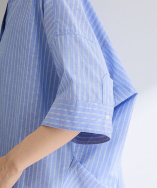 Green Parks ＵＶカットスキッパー半袖シャツ Stripe