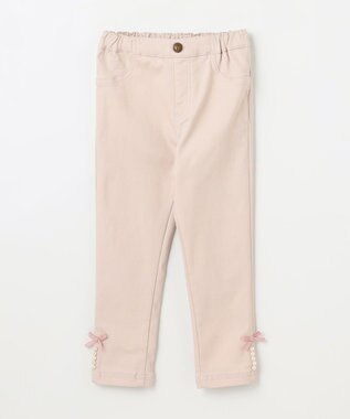 ANY KIDS 7days裏起毛ガーリーパンツ ミルキーベージュ