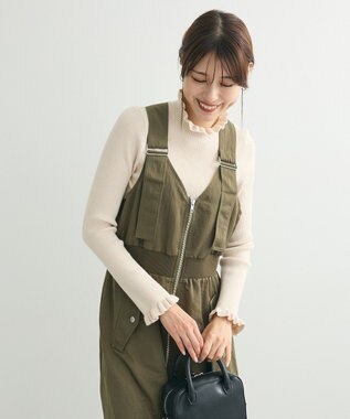 Green Parks ・ＳＵＧＡＲ　ＳＰＯＯＮ　ＭＡ－１ジャンスカ Khaki