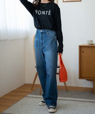 WEGO 【WEB限定】クルーネックプリントロンT 柄4