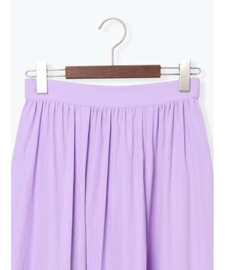 Te chichi マットタフタバイヤスティアードスカート ラベンダー