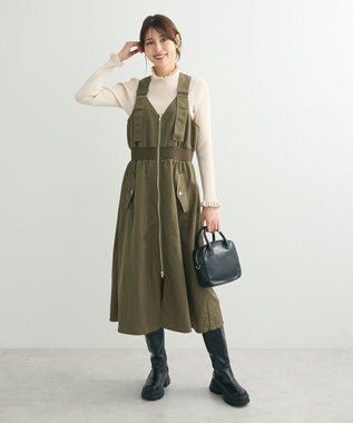 Green Parks ・ＳＵＧＡＲ　ＳＰＯＯＮ　ＭＡ－１ジャンスカ Khaki