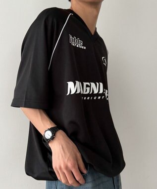 WEGO パイピングサッカーT（SS） ブラックその他