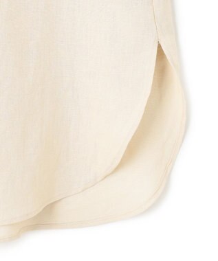 UNFILO リネンレーヨン ノースリーブブラウス ベージュ