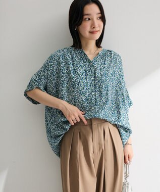Green Parks 【WEB限定】アソート柄さらっとレーヨンブラウスⅡ