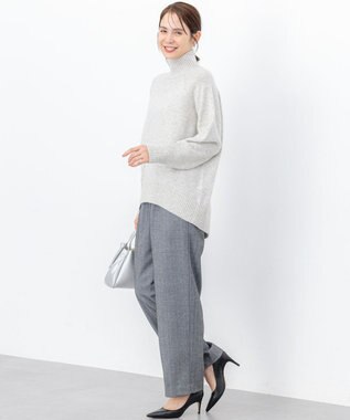 組曲 L 【加藤ローサさん着用】ツイル起毛ストレート パンツ モノトーン系7