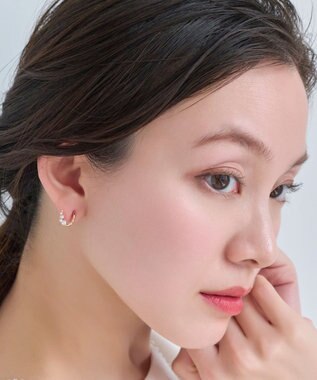 Phoebe 【痛くないシリーズ】ミルキーウェイパールフロートライトフィットイヤリング　シャンパンゴールド シャンパンゴールド