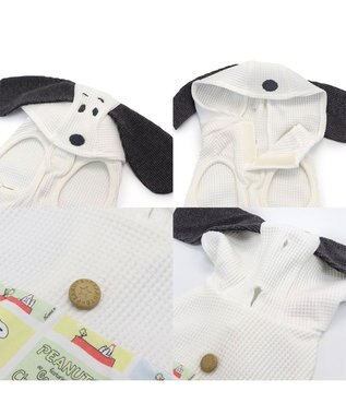 PET PARADISE スヌーピー 耳付きパーカー 《コミック柄》 小型犬 コミック柄