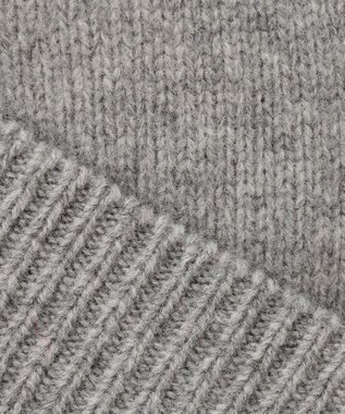 自由区 L フェアアイル クルーネックニット ライトグレー系