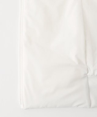 23区GOLF 【WOMEN】【撥水・ストレッチ】ニット×中綿ブルゾン ホワイト系