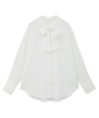 Green Parks ボウタイインナーシャツ Off White