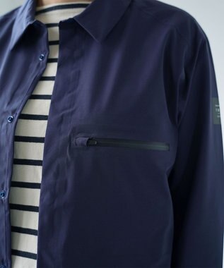 F/ACSION SHIGURE レインシャツジャケット NAVY