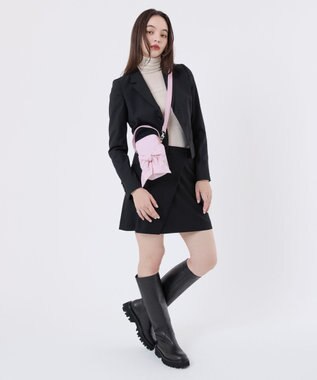 LeSportsac BOW MINI PHONE CROSSBODY/ピンクボウズ ピンクボウズ