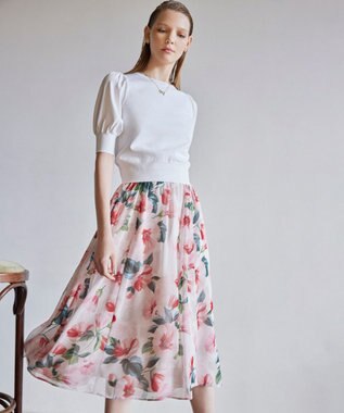 TOCCA 【消臭】FULL BLOOM PEONY SKIRT スカート ピンク系5