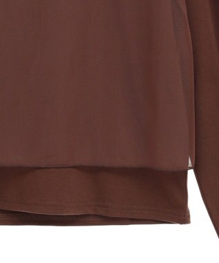 CRAFT STANDARD BOUTIQUE チュールレイヤートップス Brown