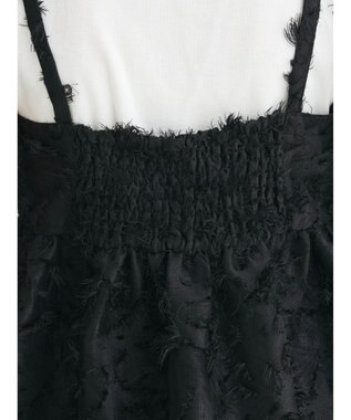 Green Parks ・ＥＬＥＮＣＡＲＥ　ＤＵＥ　ジャカードキャミ Black