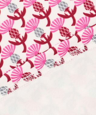 23区GOLF 【WOMEN】【吸水速乾/UVカット】アザミ小紋柄半袖ポロシャツ アイボリー系5