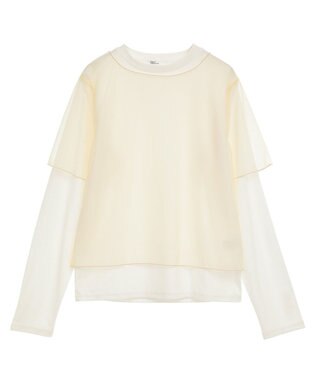 CRAFT STANDARD BOUTIQUE チュールレイヤートップス Off White