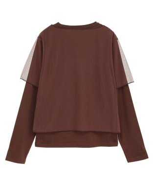 CRAFT STANDARD BOUTIQUE チュールレイヤートップス Brown