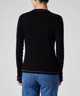 Paul Smith 【洗える】カラーステッチ リブ カットソー ブラック