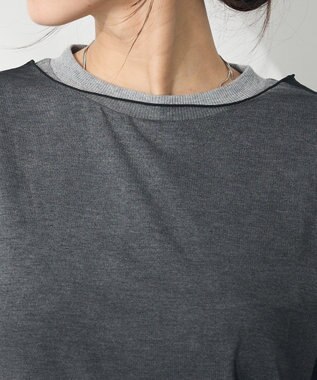 CRAFT STANDARD BOUTIQUE チュールレイヤートップス Black