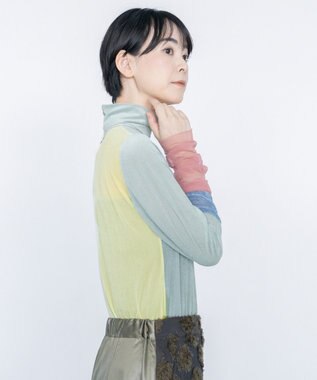 COQ FROST ベロアタートルインナー ライトグリーン