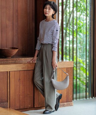 23区 バスク ベレー帽 カーキ系