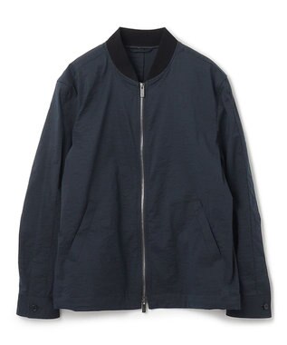 JOSEPH HOMME スーパーストレッチウェザー　ジップアップブルゾン ネイビー系