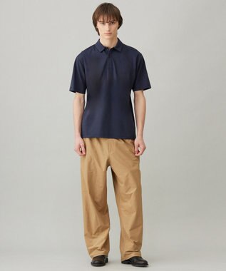 UNFILO MENS スマート ストレッチ ポロTEE【ギフトにもおすすめ】 ネイビー