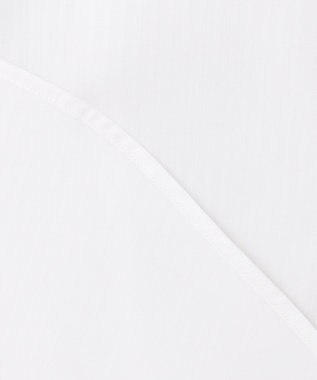 GOTAIRIKU 【形態安定】PREMIUMPLEATS_セミワイドカラー _織柄_通年ドレスシャツ(25年秋冬モデル) ホワイト系(折柄/ドビーストライプ)