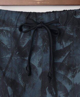 JOSEPH ABBOUD MOUNTAIN 【速乾/軽量/ストレッチ】ライトスラブボタニカルプリント  イージーショーツ ネイビー系5