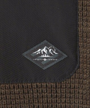 JOSEPH ABBOUD MOUNTAIN 【イージーケア/速乾性/ライナードッキング対応・軽量糸使用】 コンビジップ ブルゾン ダークブラウン系