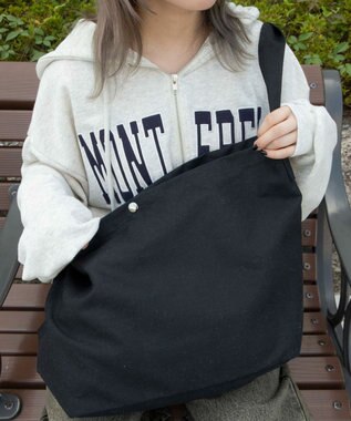 WEGO 【ユニセックス着用ITEM】アソートBIGショルダー ブラック