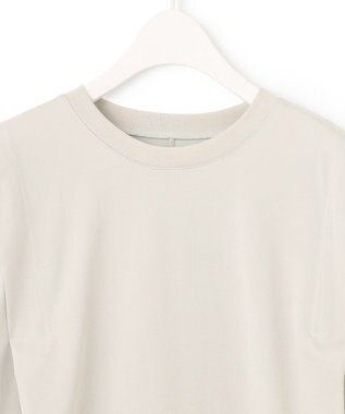 ICB 【接触冷感・UVケア・洗える】コンフォートプレーティング デザインカットソー ピスタチオ系