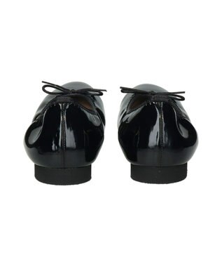 Bridget Birkin 【Bridget Birkin】ラウンドトゥバレエシューズ ブラックエナメル
